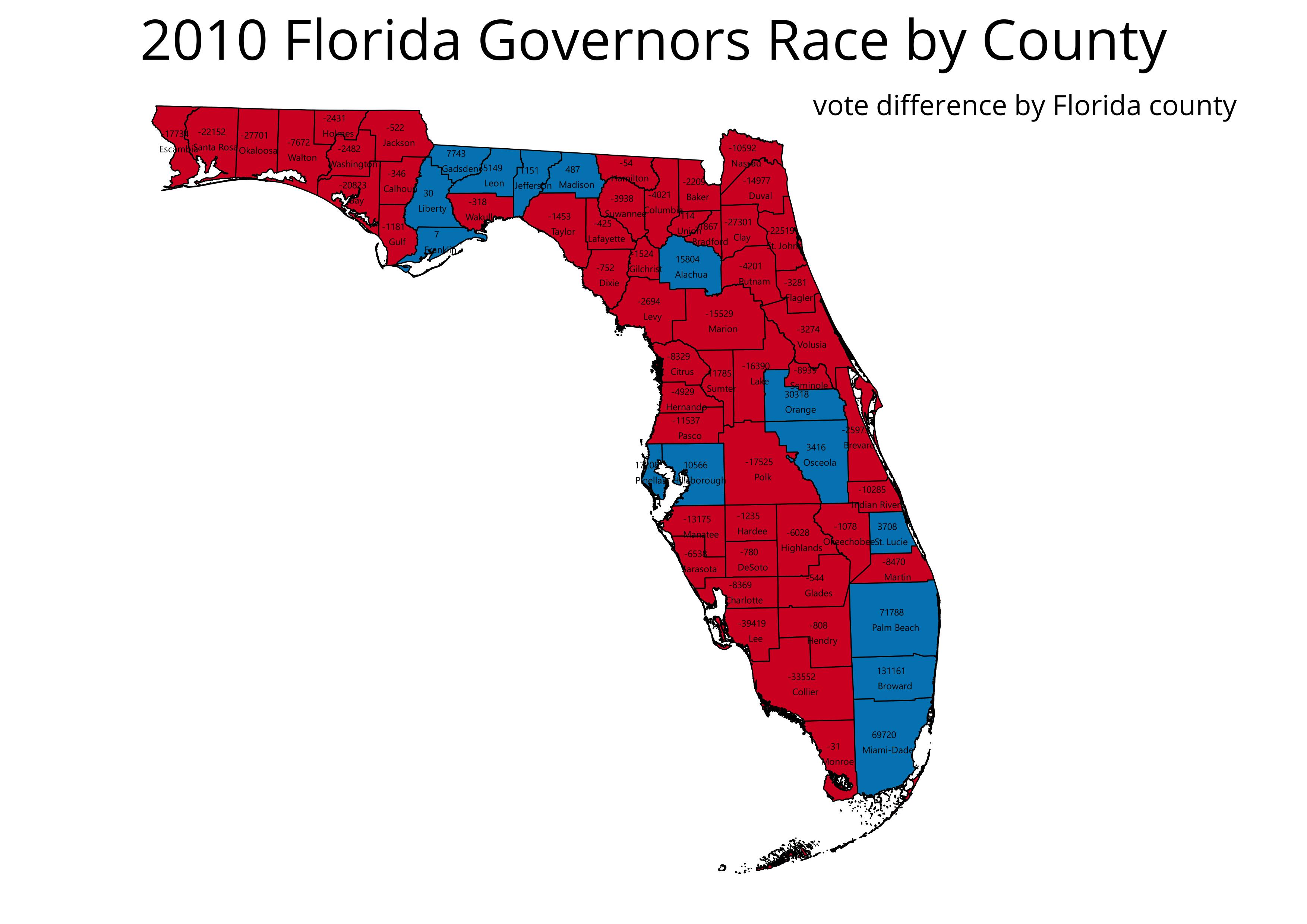 How will the 2014 Florida Governor's Map Change?