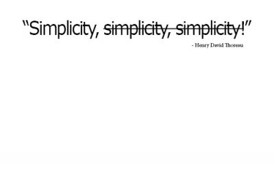 Simplicity