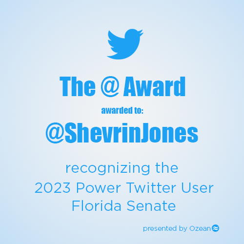 Ozean Media Announces @ ShevrinJones as Winner of The ‘@’ Award