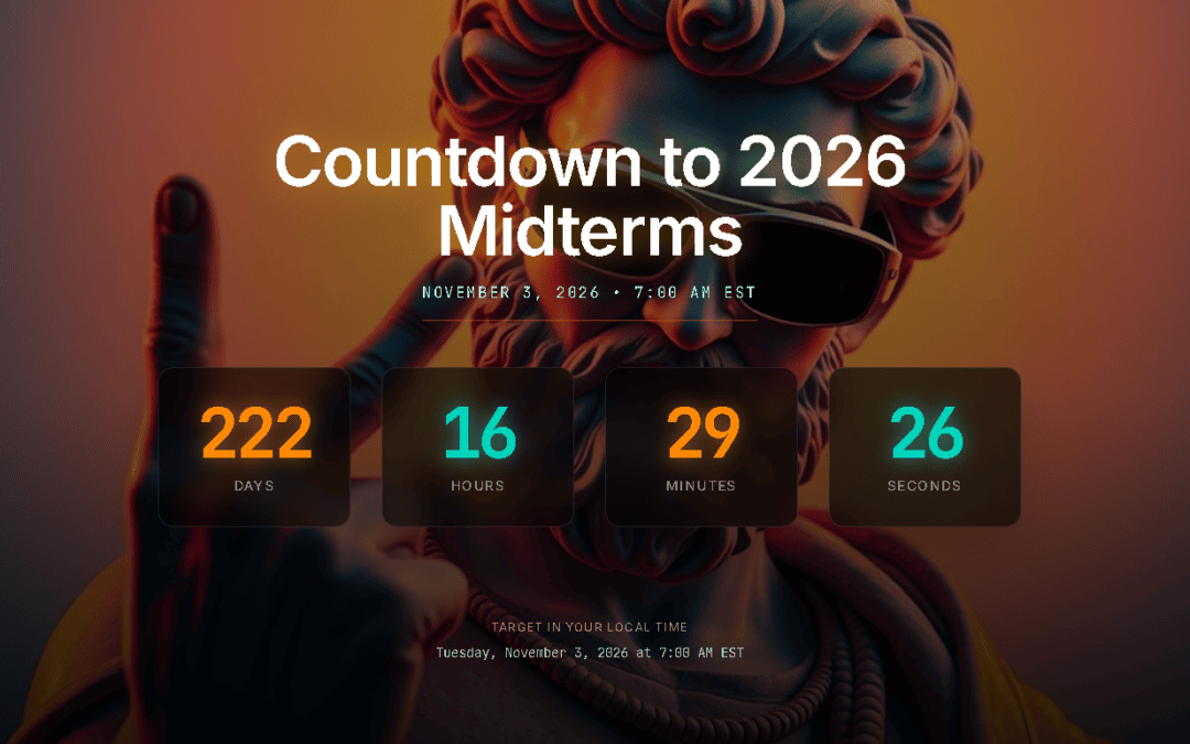 2026 Midterm Countdown Timer Is Live: The Clock Is Ticking