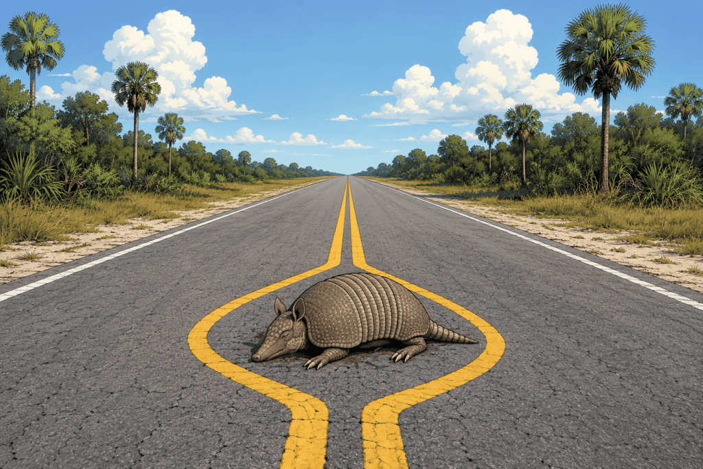 cartoon of middle of the road moderates