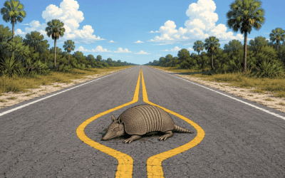 Moderates as the Enemy – “Ain’t nothing in the middle of the road but yellow stripes and dead armadillos.”